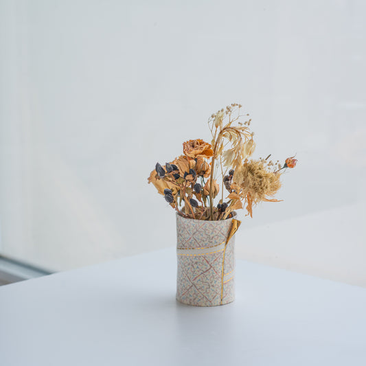 Nerikomi Bud Vase